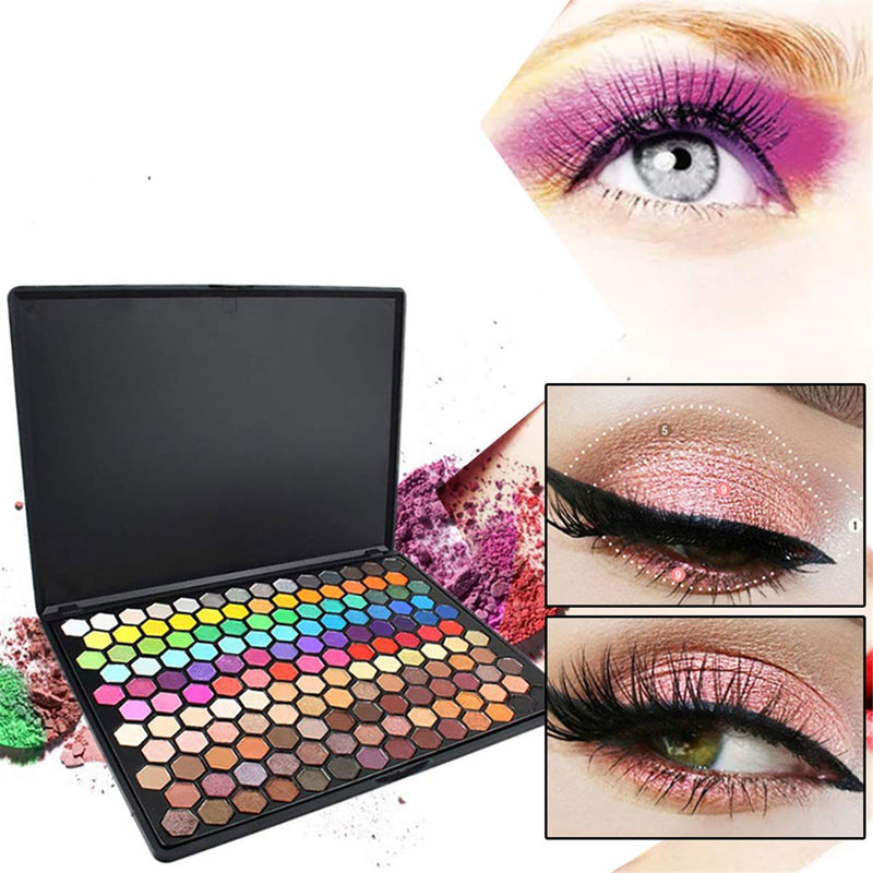 FantasyDay Professional Eyeshadow Palette Makeup Contouring Kit #1-149 Colours Highly Pigmented Nudes Warm Natural Matte Shimmer Cosmetic Eye Shadows Pallet Powder Palette #3 - NewNest Australia