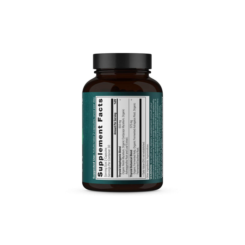 Thyroid Support Supplement with Ashwaghanda by Ancient Nutrition, Thyroid Capsules, Promotes Restful Sleep and Reduced Stress, Gluten Free, Paleo and Keto Friendly, 60ct - NewNest Australia