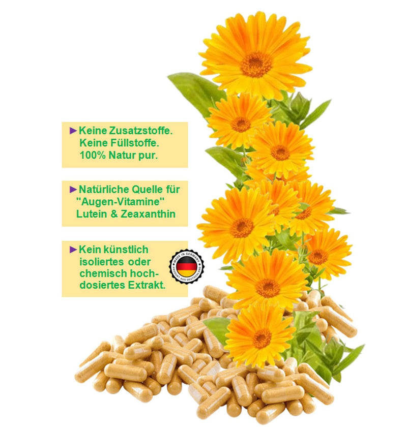 MARIGOLD Lutein & Zeaxanthin EYE Vitamins 360 capsules [eye thanks & eye care] vision VITAL COMPLEX + retina + macular pigments - pure NATURE [WITHOUT ADDITIVES] 26970-360 360 pieces (pack of 1) - NewNest Australia