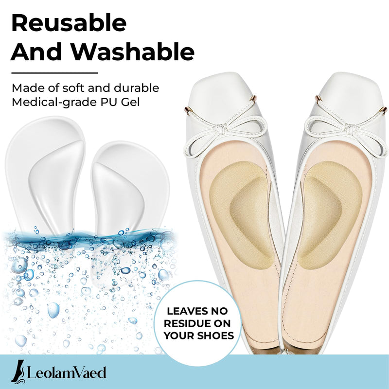 Arch Support Reusable Arch Support Shoe Insoles For Relief Of Plantar Fasciitis, Self-Adhesive Flat Foot Insoles, Orthopedic Insoles To Relieve Foot Pressure - 5 Pairs - NewNest Australia