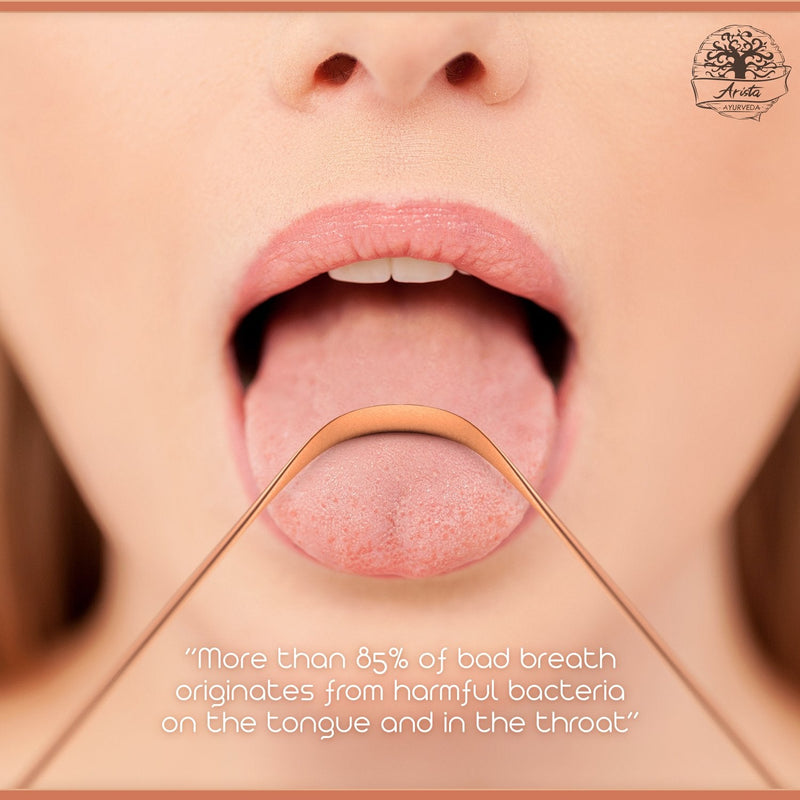 Copper Tongue Scraper | Proven to prevent oral health diseases and boost immunity | Naturally anti-microbial | Ayurveda tongue cleaner | Environmentally friendly |Must have for dental hygiene | Easy to use and clean| His and Hers | Arista (2) 2 - NewNest Australia