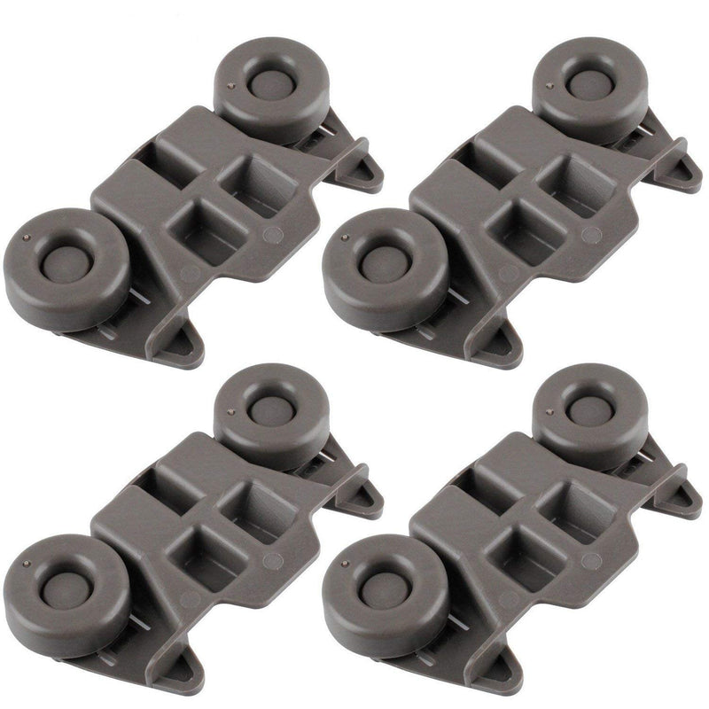 UPGRADED W10195416 (Packs of 4), Dishwasher Wheels Lower Rack for Kitchenaid Whirlpool Maytag Kenmore.Dishwasher Rack Parts .W10195420 AP5983730 W10579095A W10311123B PS11722152 Replacement Wheels - NewNest Australia