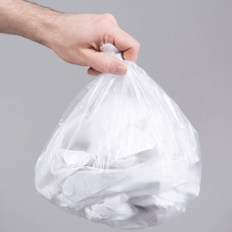 4 Gallon Trash Bags - 100 Small Mini Garbage Bags | 17" x 18" Clear Waste Basket Trash Bags | Bulk Plastic Bathroom Trash Can Liners 100 Pack - NewNest Australia