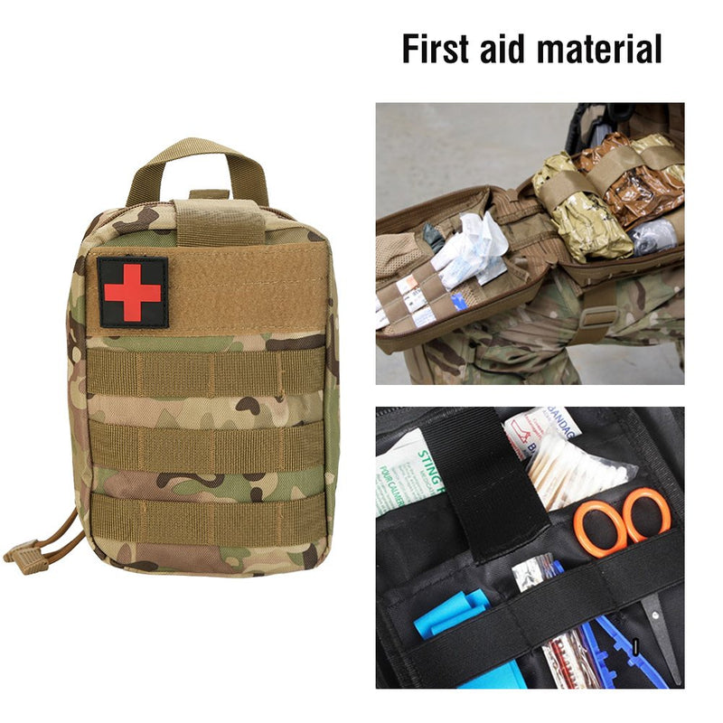 Life-Saving Bag, Tactical Medical Molle Bag, Outdoor Medical Package, First Aid Bag, Tactical Utility Bag, Mountaineering Climbing, Rescue Tool Package (Cp Camouflage) - NewNest Australia