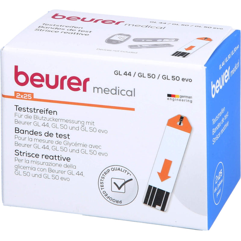 BEURER GL44/GL50 test strips 50 test strips - NewNest Australia