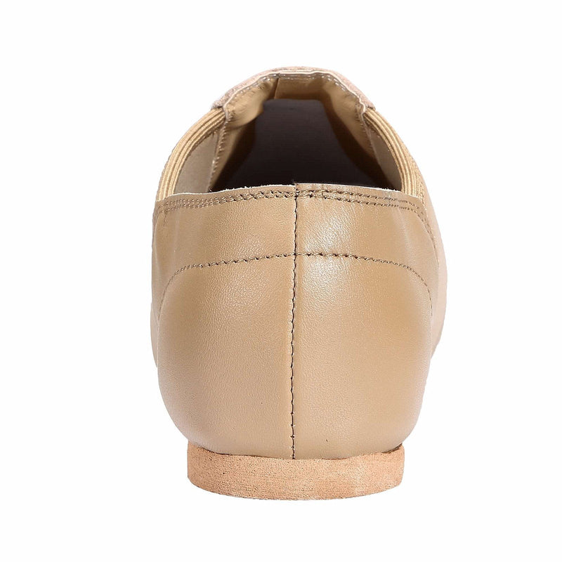 Dynadans Women's Leather Upper Slip-on Jazz Shoe 8.5 Women/8 Men Brown - NewNest Australia