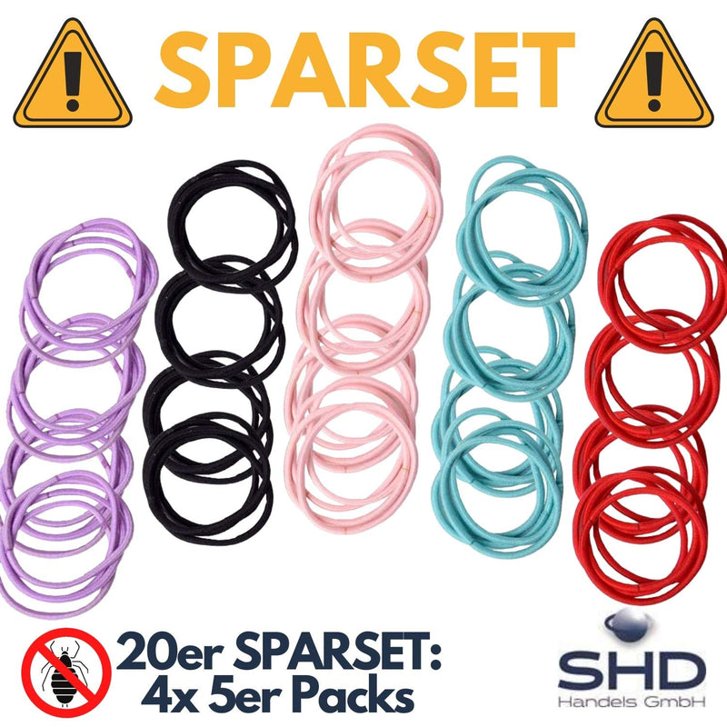 Shd Anti-Lice Hair Bobbles In Pack Of 20 (5 Packs Of 4 Hair Bobbles) Anti Lice Hair Band 100% Natural Protection Deet Free Effective For Up To 15 Days 3 Years Shelf Life - NewNest Australia