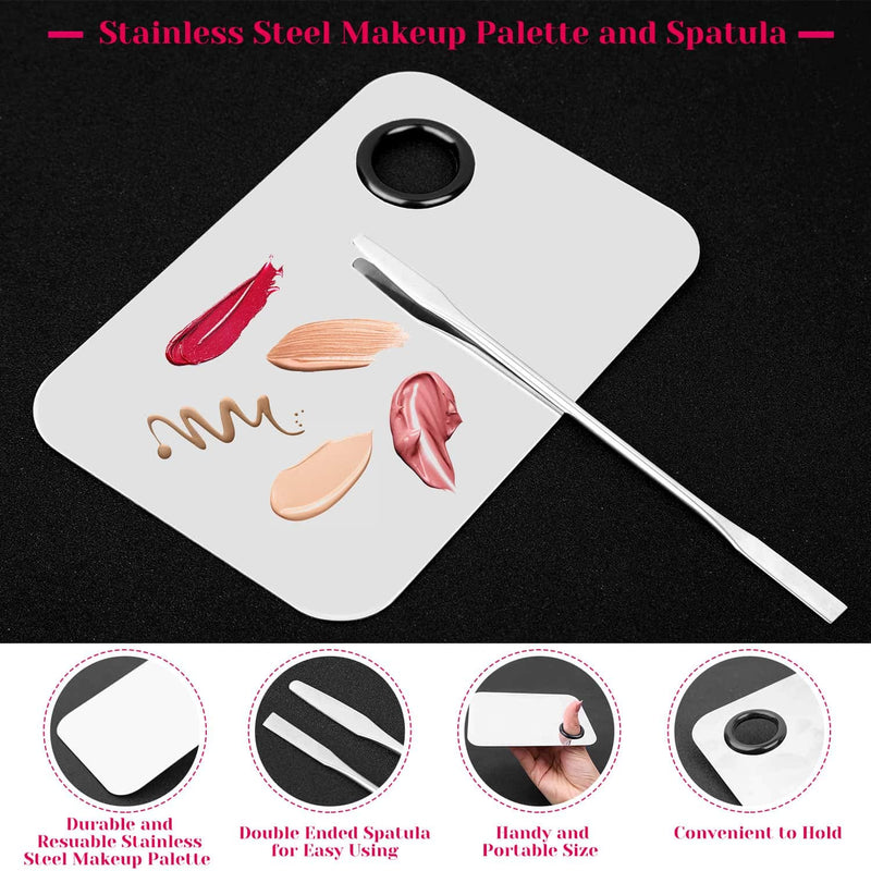 Makeup Mixing Palette with Spatula and 250PCS Disposable Makeup Applicators Tools Kit (Disposable Mascara Wands, Lipstick Applicators, Eyeliner Brushes) - NewNest Australia