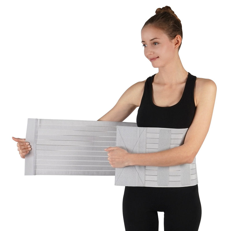 Soles Compression Abdominal Binder, Post-Surgical and Postpartum Belly Wrap, Adjustable Belly Wrap Supports Muscle & Skeletal Stability, Unisex, One Size Fits Most - NewNest Australia