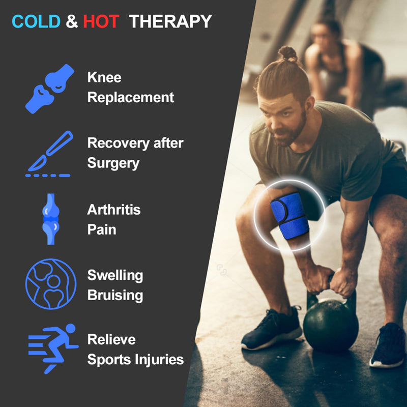 Knee Cooling Pad Gel Cooling Pads For Knee Hot Cold Therapy - Ideal For Knee Joint Pain, Swelling, Meniscus Tear, Rheumatoid Arthritis. Men And Women, 2 √Ó Cold Compresses (8 X 5.5 Inches) - NewNest Australia