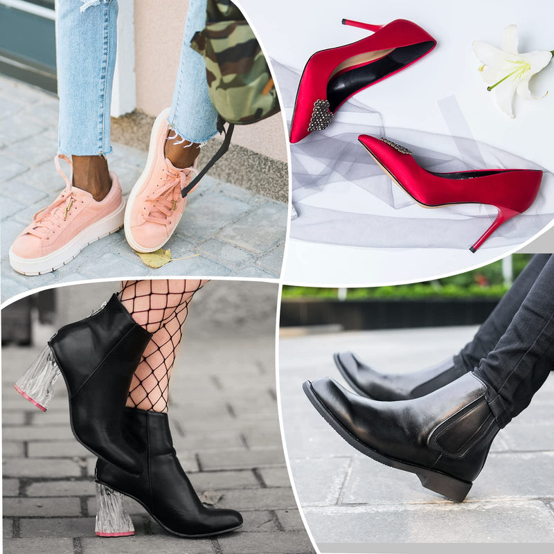 KINBOM 6 Pairs Heel Grips for Loose Shoes, Heel Cushions Pads Self-Adhesive Heel Pads for High Heels Loose Shoes Sneakers Women Men (3 Black, 3 Apricot Color) 3 Black, 3 Apricot Color - NewNest Australia