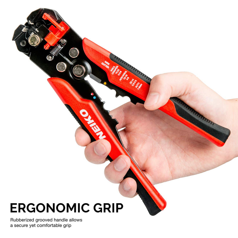 Neiko 01924A 3-in-1 Automatic Wire Stripper, Cutter and Crimping Tool, Self-Adjusting - NewNest Australia