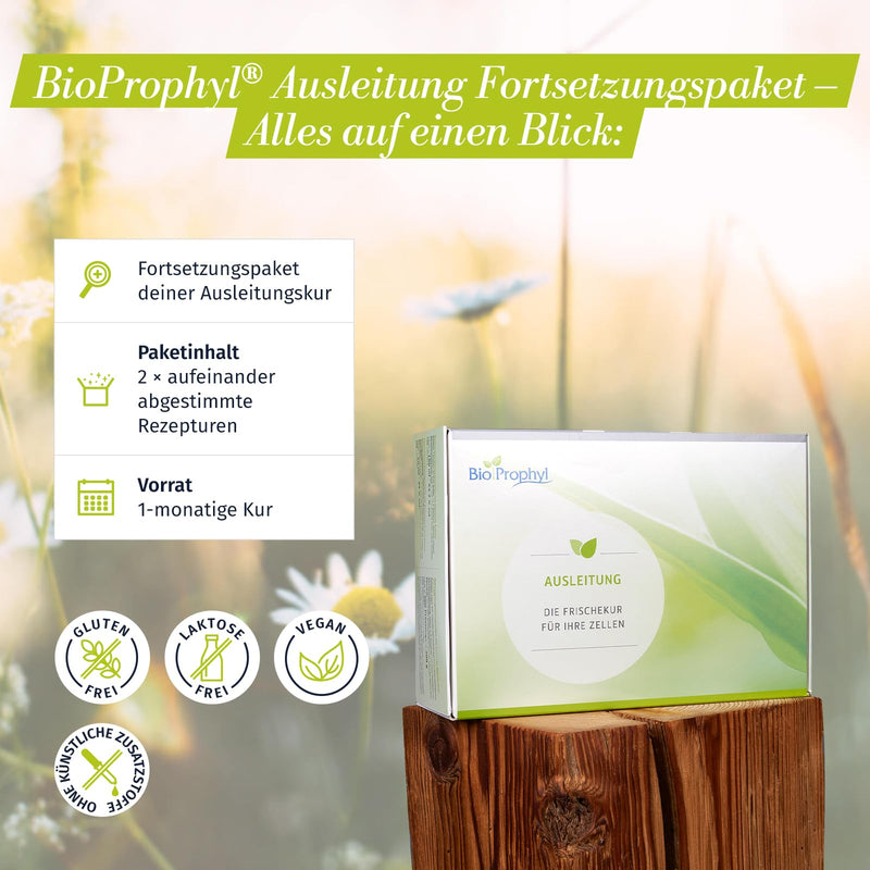 Bioprophyl Execution Continuation Pack - 1X Organic Chlorella 500 + 1X Wild Garlic Essence - Pure Natural Without Additives - For One Month To Optimal Continuation Of Your Treatment According To Dr. - NewNest Australia