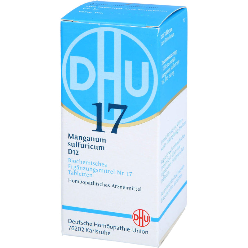 DHU Schüßler salt No. 17 Manganum sulfuricum D12 tablets, 200 tablets - NewNest Australia
