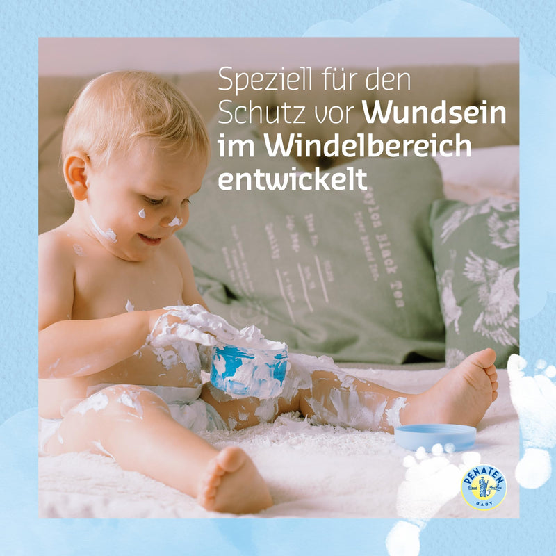 PENATEN wound protection cream, soothing baby wound protection cream with zinc oxide for protection in the diaper area (1 x 200ml) - NewNest Australia