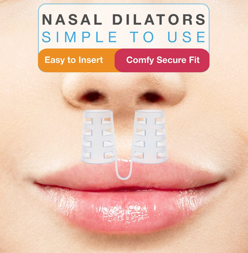 Nasal Dilators (x8 Pack) for Snoring Relief, Nose Vents Snoring Aids, Nasal Dilator Anti Snore Devices to Help You Breathe Through Your Nose, Snore Stoppers by Runesol - NewNest Australia
