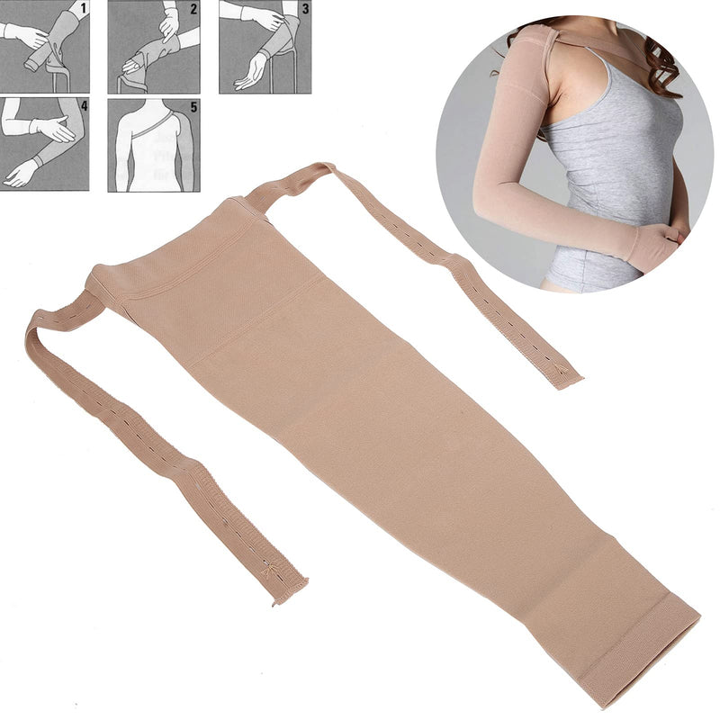 Compression sleeve after mastectomy, elastic lymphedema sleeve arm swelling arm lymphedema edema arm support for preventing arm lymphedema and other symptoms (S) S - NewNest Australia