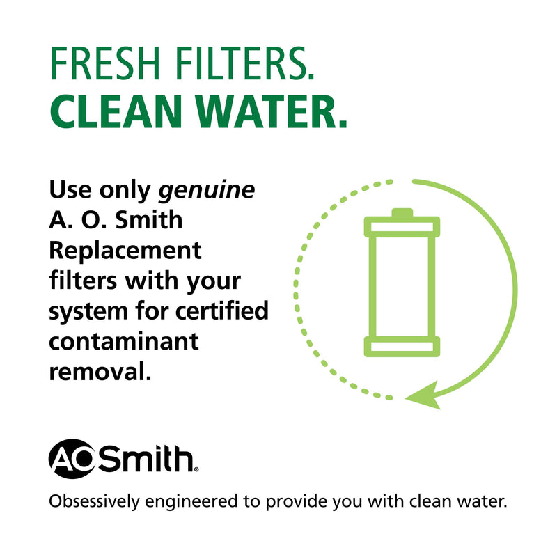 AO Smith 2.5"x10" 20 Micron Sediment Water Filter Replacement Cartridge - 2 Pack - For Whole House Filtration Systems - AO-WH-PRE-RP2 - NewNest Australia