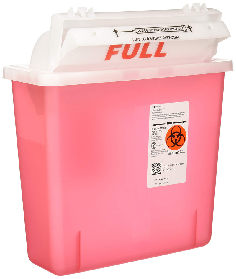 8507SA- Container Sharpstar In-Room Mailbox Lid Red 5qt Ea by, Kendall Company Pink - NewNest Australia