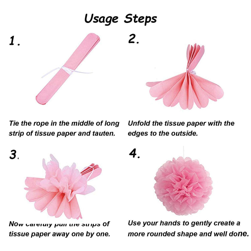 Baby Shower Decorations for Girl - Pink and Gold Baby Shower Decoration It’s A girl & Baby Shower Banner with Paper Lantern Pompoms Flowers Honeycomb Ball Balloons Foil Tassel - NewNest Australia