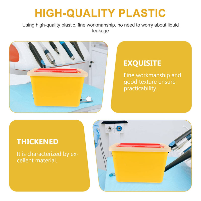 Beavorty Disposal Container For Puncture-Proof Needles, Disposal Container For Needles, Disposal Container For Puncture-Proof Waste, Biohazard Needle Container, Disposal Box: - NewNest Australia