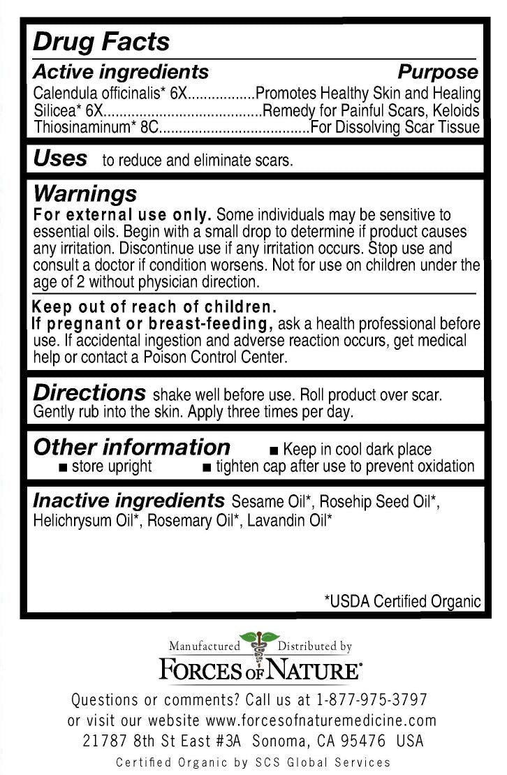 Forces Of Nature, Medicine Scar Control Rollerball Organic, 0.14 Fl Oz - NewNest Australia