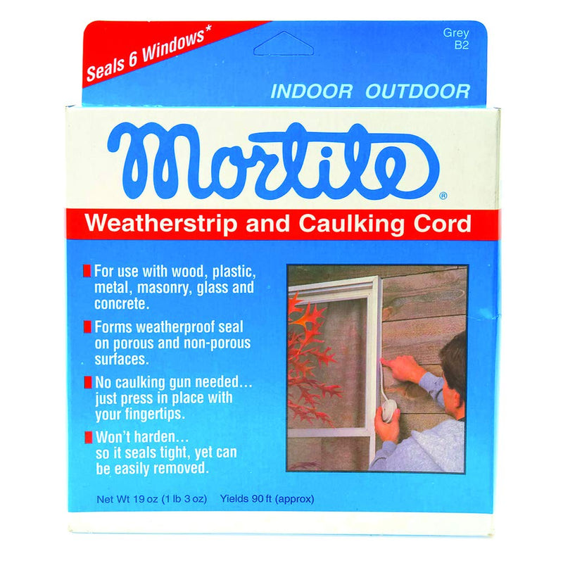Frost King Indoor & Outdoor B2 Mortite Caulking Cord 19-Ounce 90-Foot Long, Grey Gray 19-ounce, 90-Foot Long, - NewNest Australia