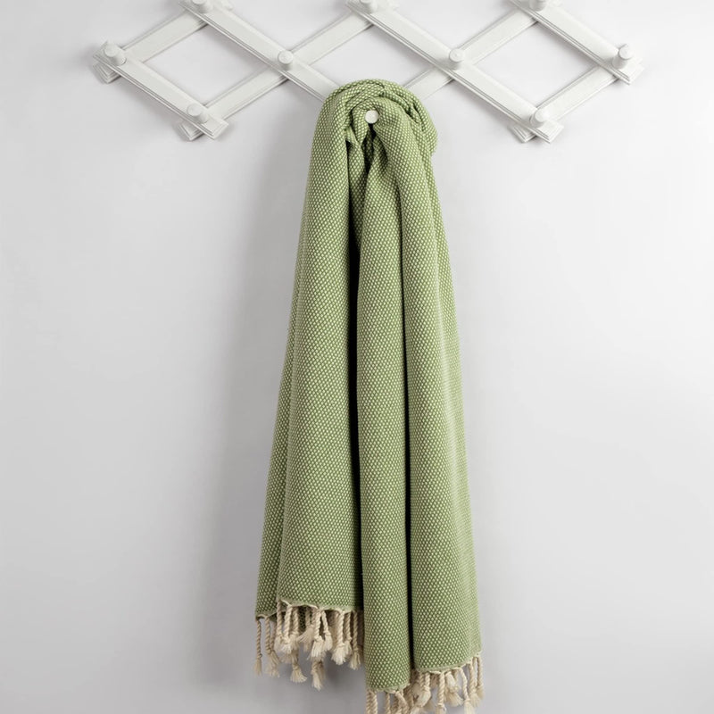 Beach Towels (35 inc x 69 inc, Green Atani; Turkish Beach Towel, Quick Dry Sand Free Lightweight Large Oversized Beach Turkish Towels 100% Cotton Light Beach Travel Towels 35 inc x 69 inc - NewNest Australia