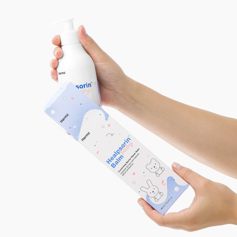 Healpsorin Baby Balm: Eczema & Cradle Cap Balm with Ceramide Blend, Comfrey Root, Prebiotics & Provitamin B5 - Dry Skin Cream Soothes Sensitive Skin, Loosens Skin Flakes and Helps Skin Regeneration - NewNest Australia