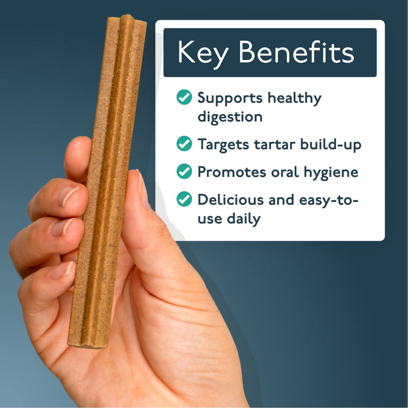 Petlab Co. Prebiotic Dental Sticks – Dog Dental Sticks To Target Plaque Build-Up At The Source & Keep Breath Fresh - Formulated To Maintain Your Dog’s Oral Hygiene 150 g (Pack of 4) - NewNest Australia