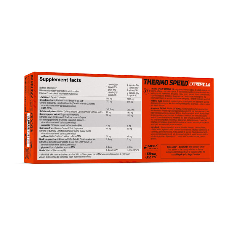 Olimp Sport Nutrition Thermo Speed Extreme 2.0 Mega Caps, 120 capsules - NewNest Australia