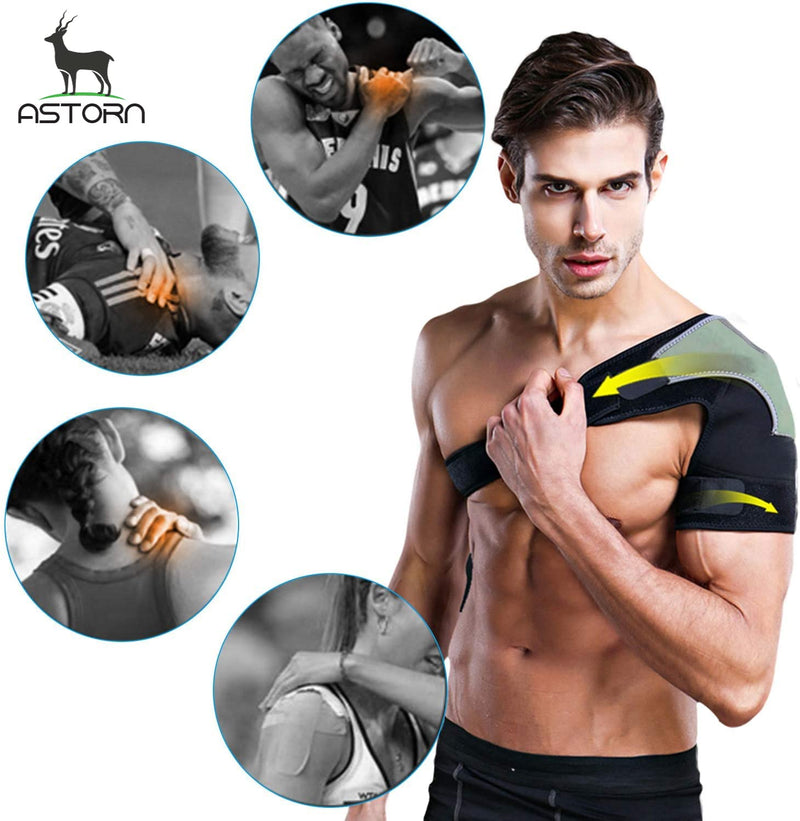 Astorn Ac Joints & Tendonitis Shoulder Support For Pain Relief And Protection Against Injury, Single Shoulder Support For Rotator Cuff Support For Women And Men - NewNest Australia