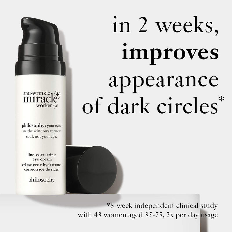 philosophy anti-wrinkle miracle worker eye cream 15ml | eye cream for dark circles - NewNest Australia