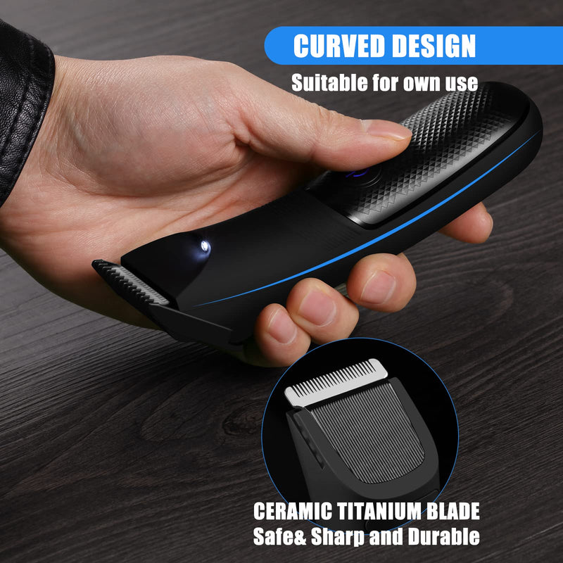 Electric Body Trimmer and Shaver for Men and Women, Waterproof Body Hair Groomers,Groin Hair Trimmer Beard Trimmer with LED Indicator, IPX7 Mens Pubic Hair Shaver for Balls ,Male Hygiene Razor - NewNest Australia