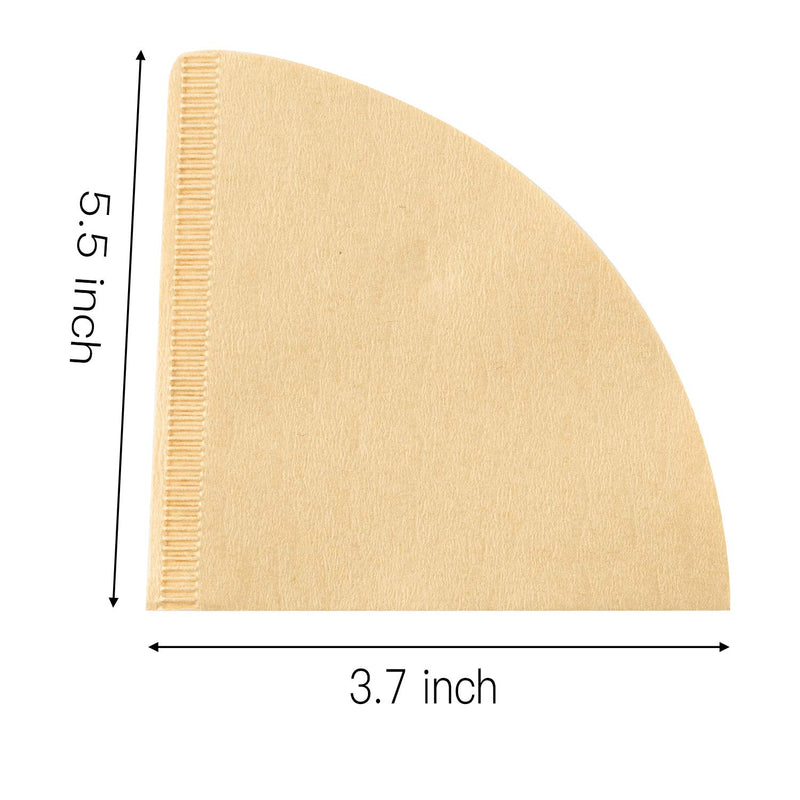WATINC 300Pcs Unbleached Coffee Filters Paper Disposable Coffee Filter for Coffee Maker, Pour Over Filter Paper 3.7Inch Coffee Filters Paper Drip Coffee Filter Paper Coffee Maker - NewNest Australia
