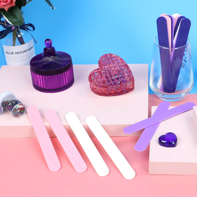 HTVRONT Stir Sticks for Epoxy Resin, 20PCS PVC Mixing Sticks, 4 Colors Reusable Plastic Stirring Sticks for Mixing Resin, Epoxy, Liquid, Paint, Molds, DIY Crafts - NewNest Australia
