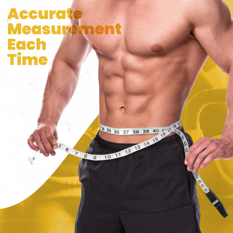 Body Fat Caliper and Measuring Tape for Body - Skinfold Calipers and Body Fat Tape Measure Tool for Accurately Measuring BMI Skin Fold Fitness and Weight-Loss, (Black) - NewNest Australia