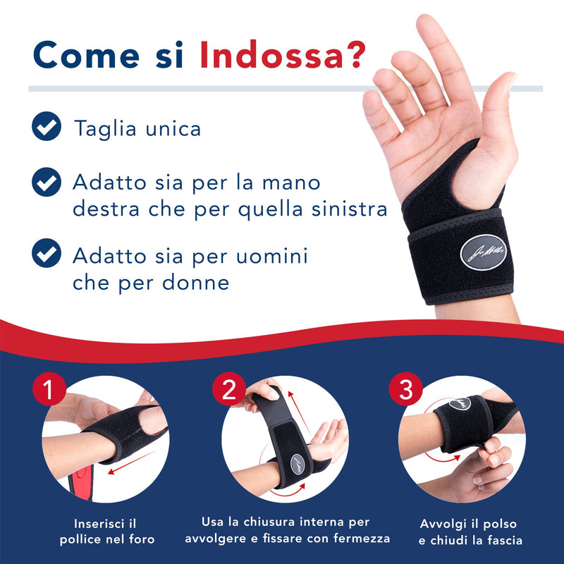 Doctor Developed Wrist supports / Wrist brace - Relief for carpal tunnel, wrist injuries, wrist support for arthritis, hand support, hand & wrist braces, wrist strap and Doctor Handbook (2 Pack) 2 Pack - NewNest Australia