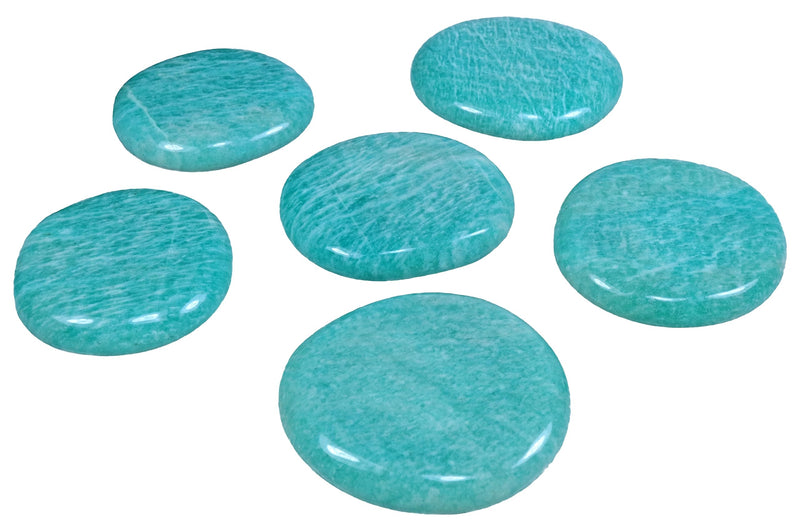 Amazonite disc stone | Hand flatterer pocket stone | High quality gemstone Life Source Plus - NewNest Australia