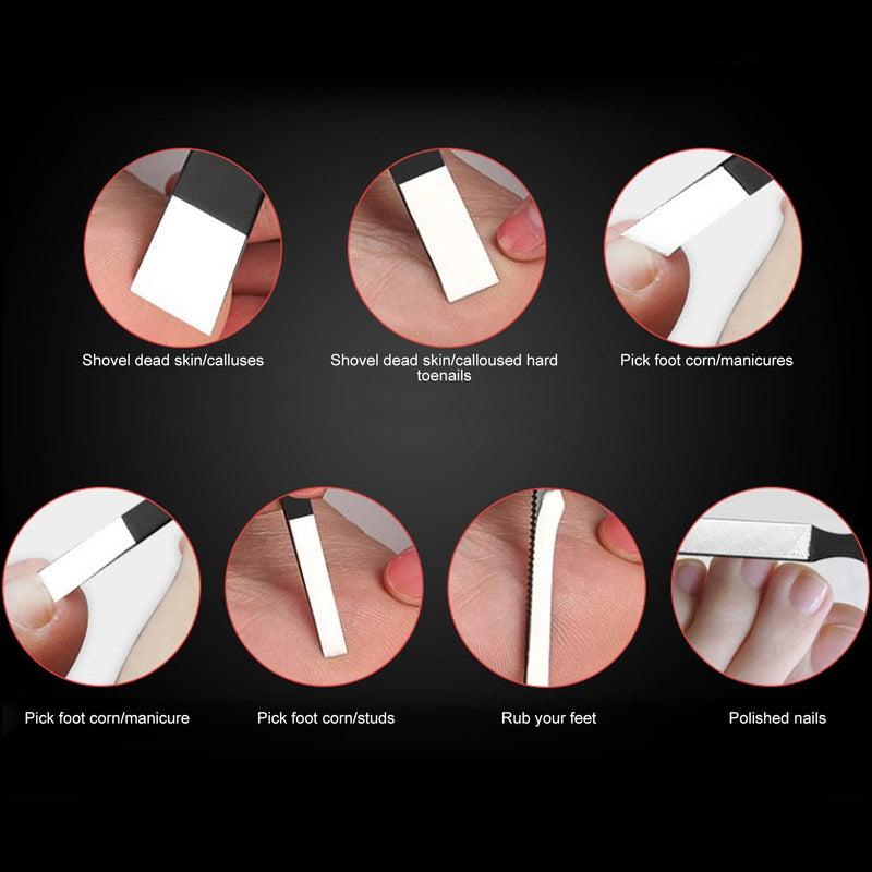 Professional Pedicure Knife Kits, Pedicure Knife Dead Skin Corn Foot Foot File Rasp Callus Slicer Blades Stainless Steel Callus Remover For Pedicure Foot Care Tools 7 Pieces - NewNest Australia