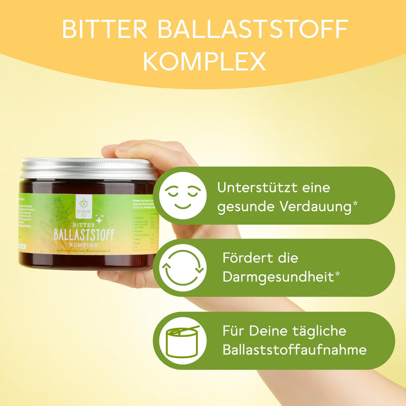 BitterLiebe fiber complex powder with inulin and psyllium for daily fiber intake - for healthy digestion and intestinal health 1 - NewNest Australia