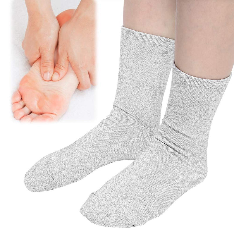 1 Pair Therapy Socks, Conductive Socks Electrode Socks to Massage Tired Feet, Used with TENS Machine Physiotherapy Instrument (NOT Included)(Long Electrode Socks) Long Electrode Socks - NewNest Australia