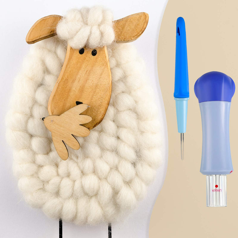 Pen Style Needle Felting Tool with 3 Needles and Punch Style Felting Needle Tool with 7 Barbed Needles, Wool Needle Felting Accessories for DIY Patchwork Wool Crafts Making Felt Patterns - NewNest Australia