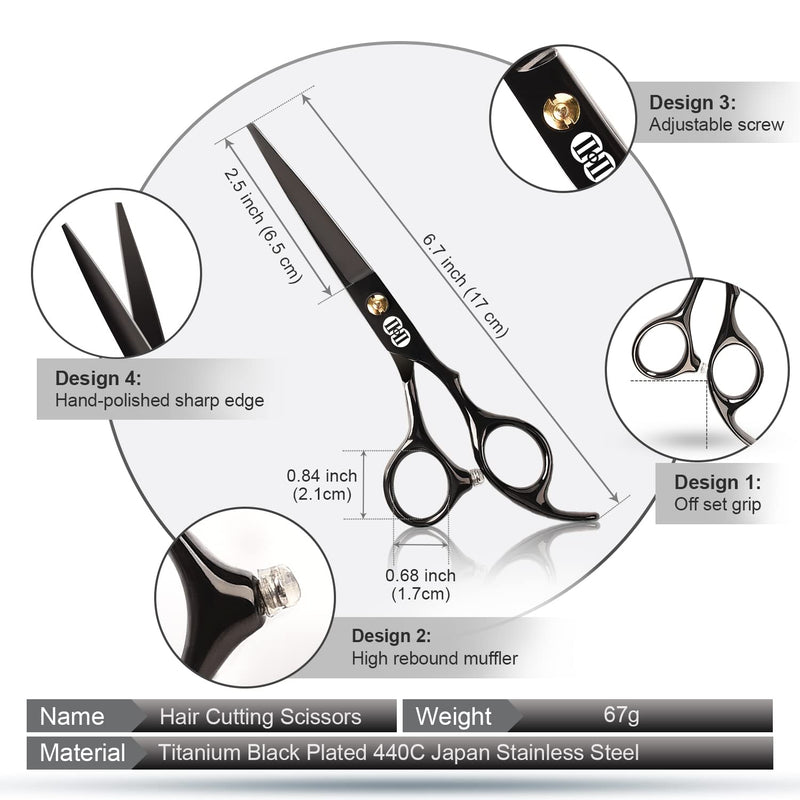 CIICII Professional Hairdressing Scissors Set - NewNest Australia