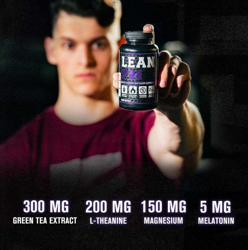 Lean PM Night Time Fat Burner, Sleep Aid Supplement, & Appetite Suppressant for Men and Women - 60 Stimulant-Free Veggie Weight Loss Diet Pills 60 Count (Pack of 1) - NewNest Australia