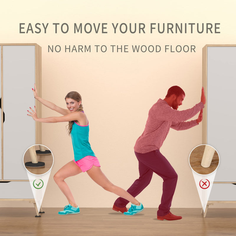 Yelanon Felt Furniture Sliders for Carpet Hardwood Floors 12pcs 4 3/4” Reusable Furniture Moving Pads Heavy Duty Furniture Movers Sliders Protect Carpet Surfaces Move Heavy Furniture Easy and Quickly 12pcs 4 3/4" - NewNest Australia