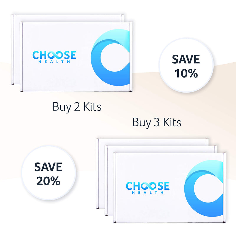Choose Health 6-in-1 Health Test | Cholesterol & Lipids Test Kit | Avg Blood Sugar, a1c | Insulin Resistance, Pre Diabetes Testing Kit | Inflammation Test & More | not Avail in MA, NY, RI - NewNest Australia