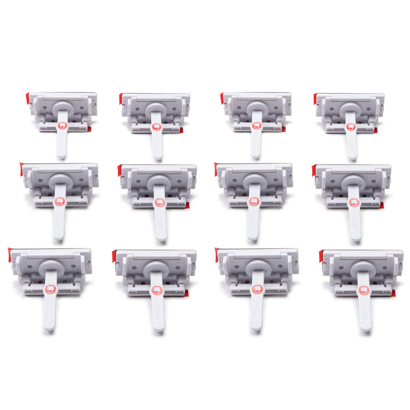 Safety 1St Adhesive Cabinet Latch, 12 Piece, One Size 12 Pack - NewNest Australia