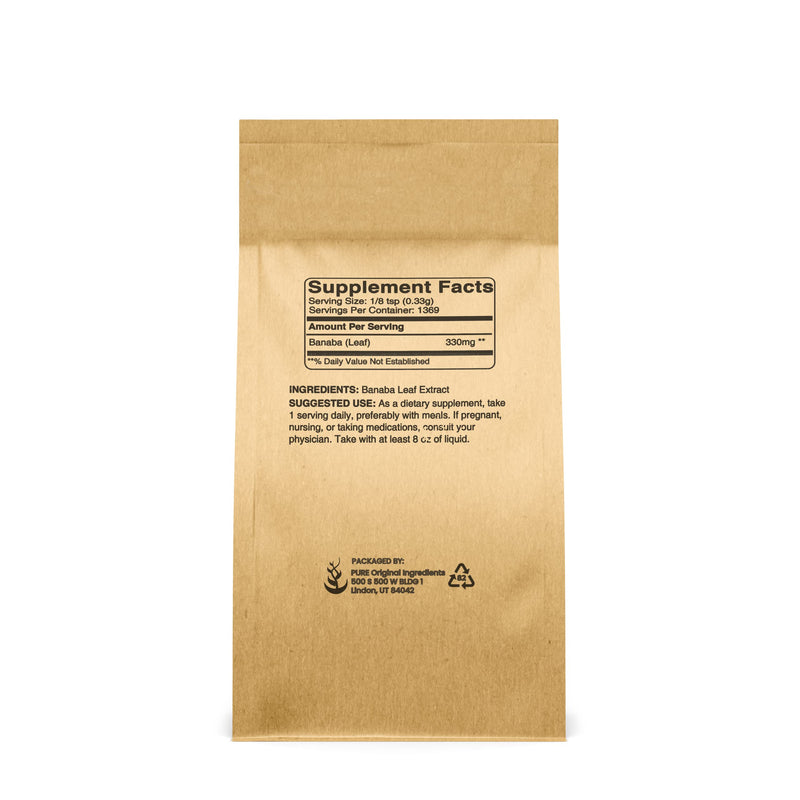 Pure Original Ingredients Banaba Leaf Powder (1 lb) Always Pure, No Fillers or Additives, Non GMO 1 Pound - NewNest Australia