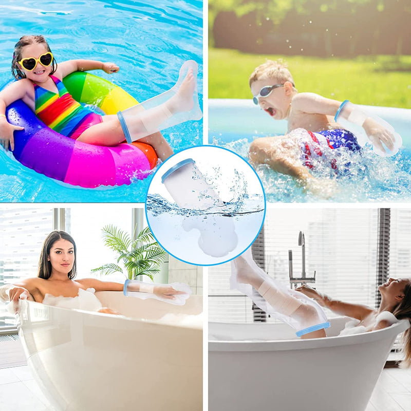 Shower Protection Foot Cast Protection Foot For Shower Bandage Protection Waterproof Adult Reusable Bathing Shower Leg Protection For Broken Toe Ankle Burning - NewNest Australia
